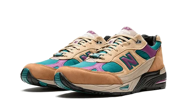 New Balance 991 Made In UK Palace Brown Teal