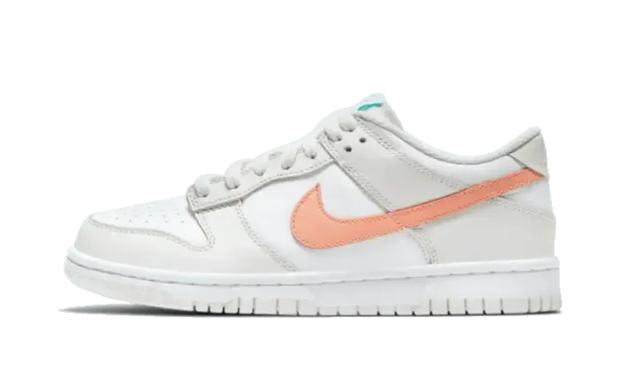 Nike Dunk Low White Bone Peach Aqua