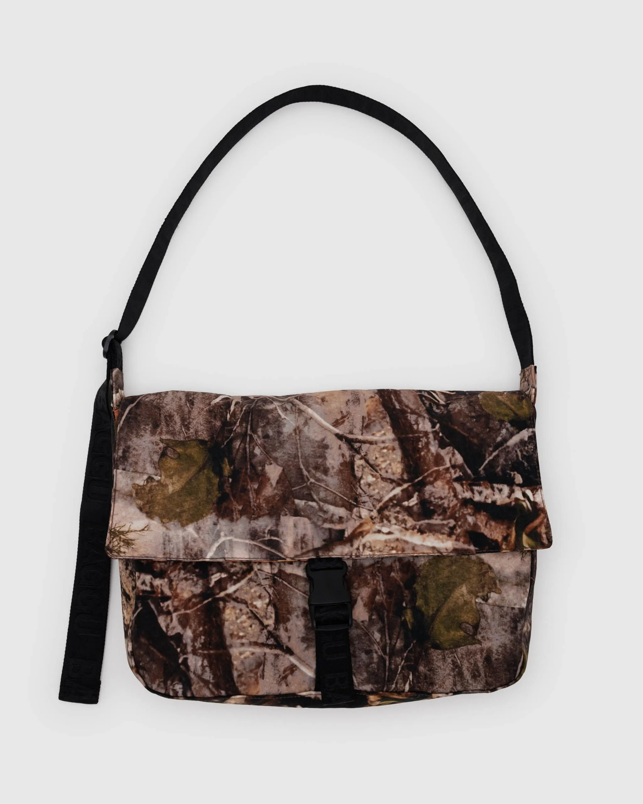 Nylon Messenger Bag - Photo Forest