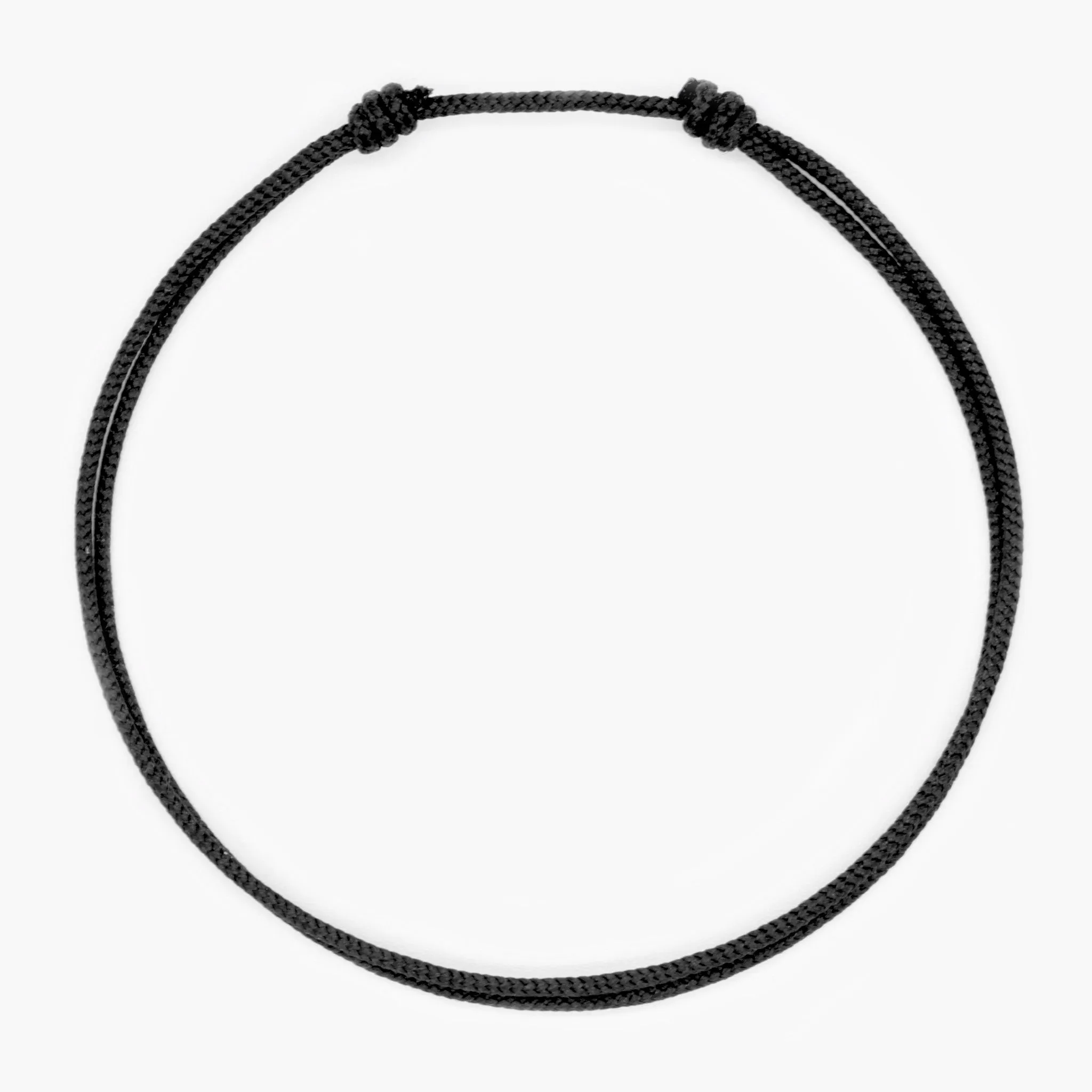 Nylon String Bracelet (Black)