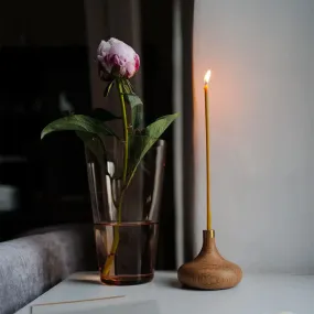 Oak Candle Holder