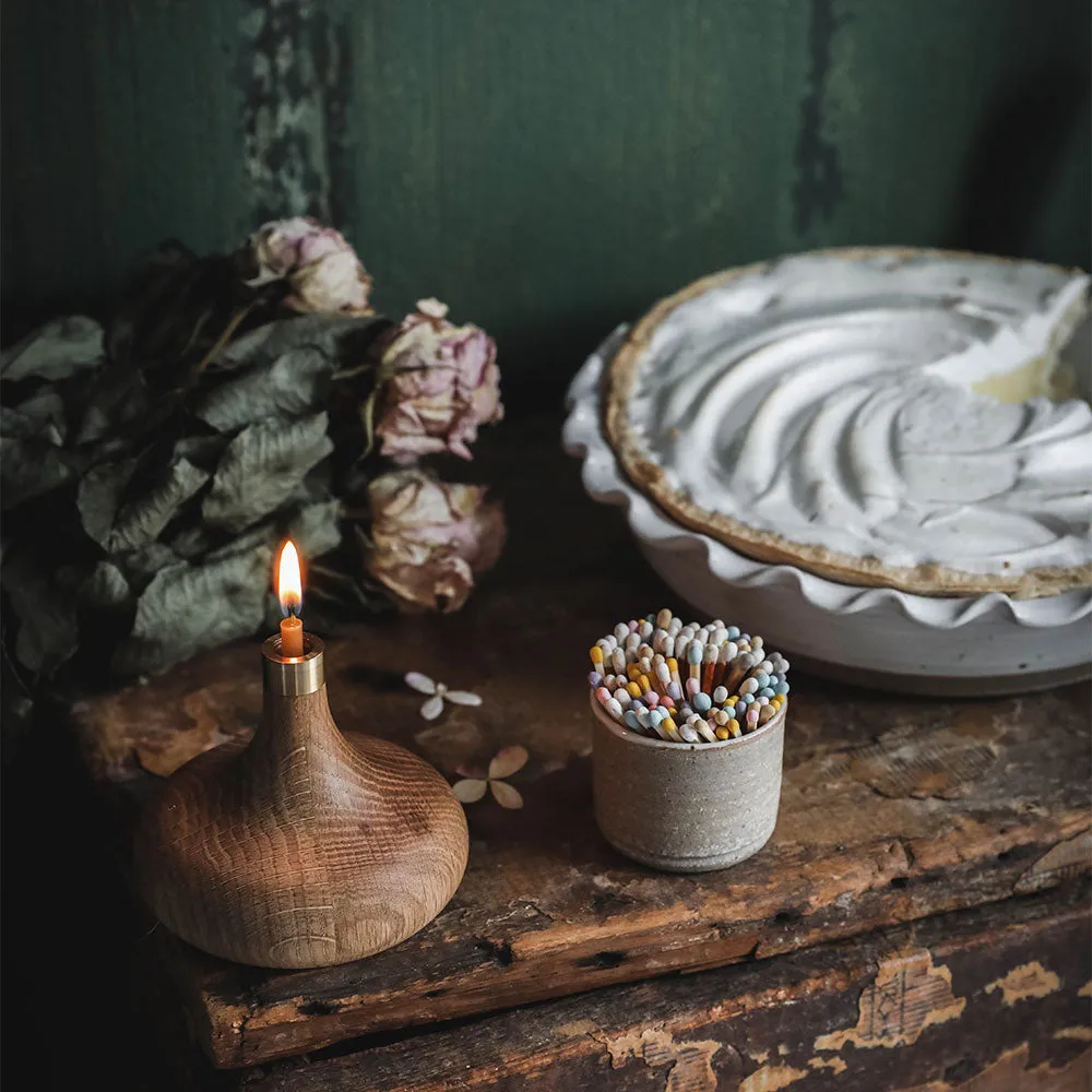 Oak Candle Holder