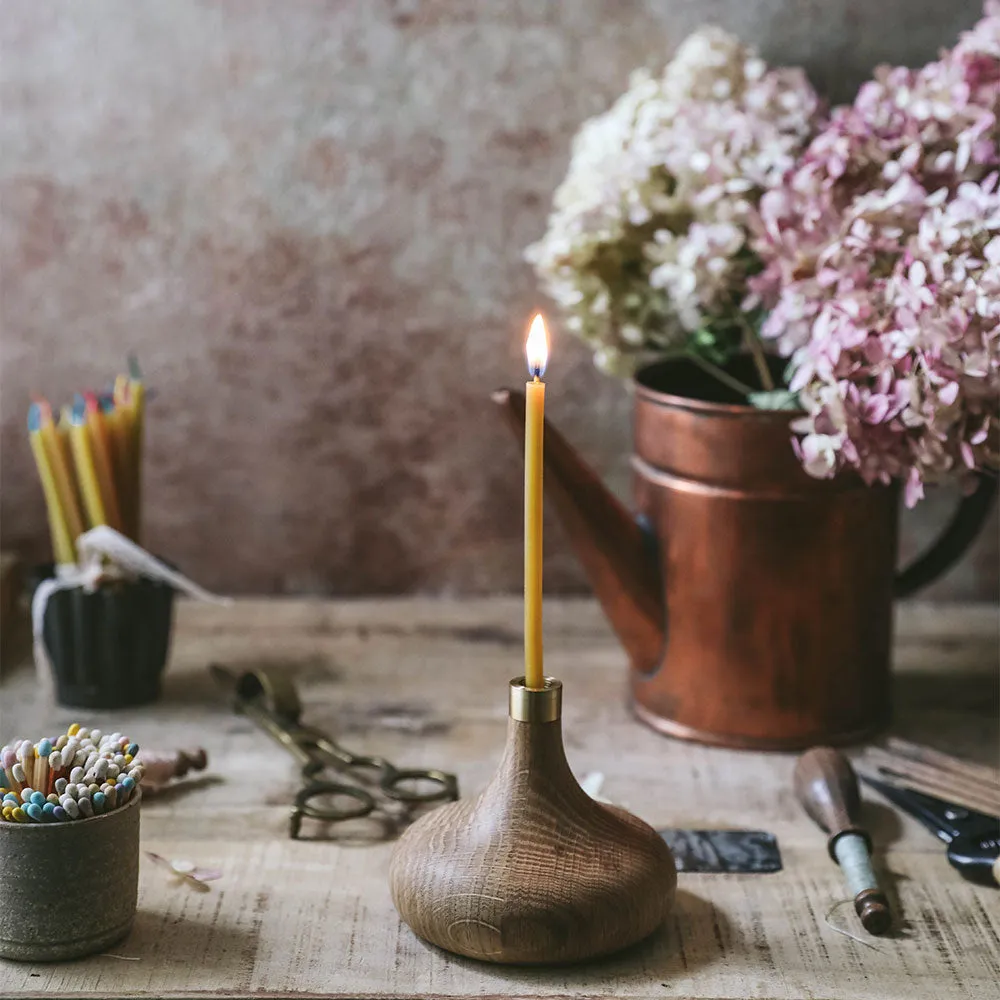 Oak Candle Holder