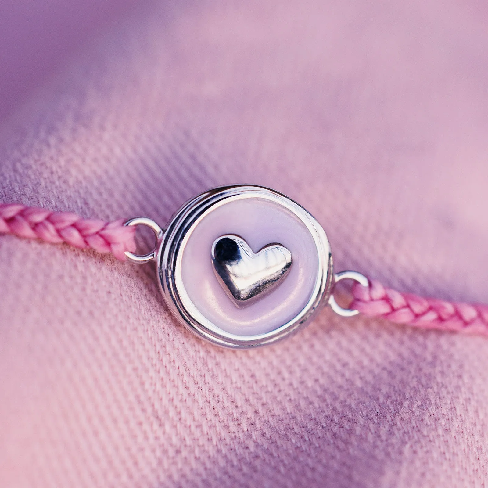 Ombre Heart Charm Bracelet