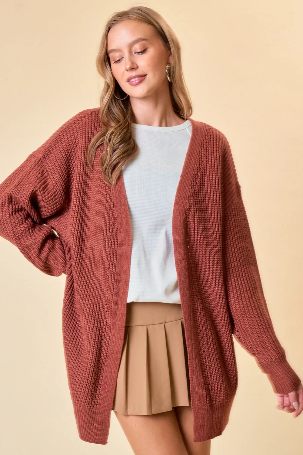 Open Knit Cardigan