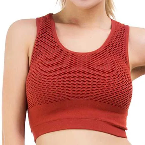 Padded Shockproof Moving Comfort Sports Bras