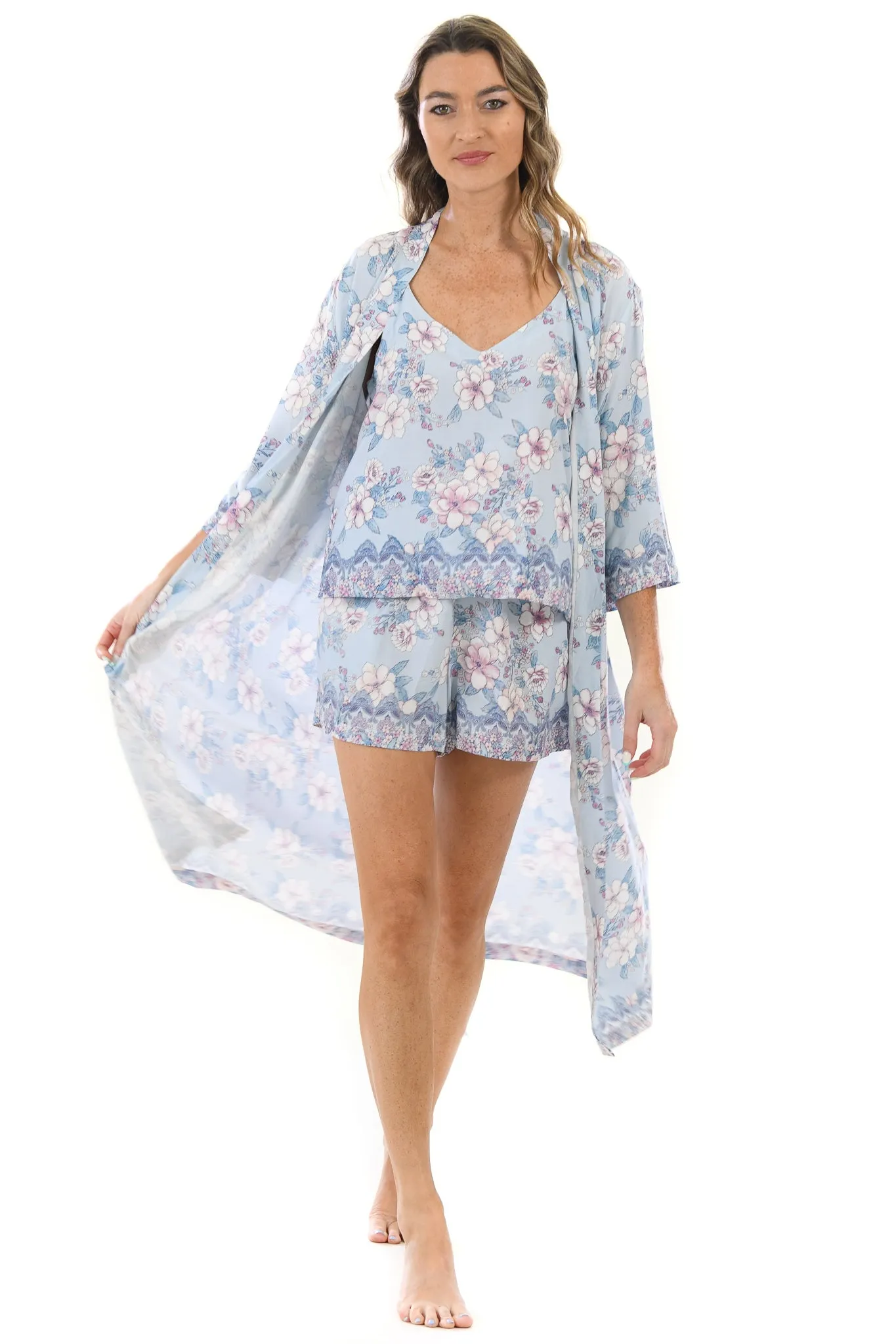 Pajama Set Shorts / Cloud Floral