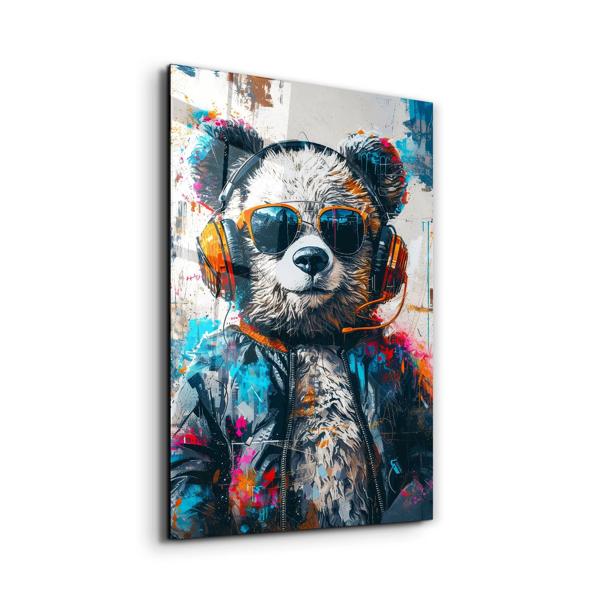 Panda・Designers Collection Glass Wall Art