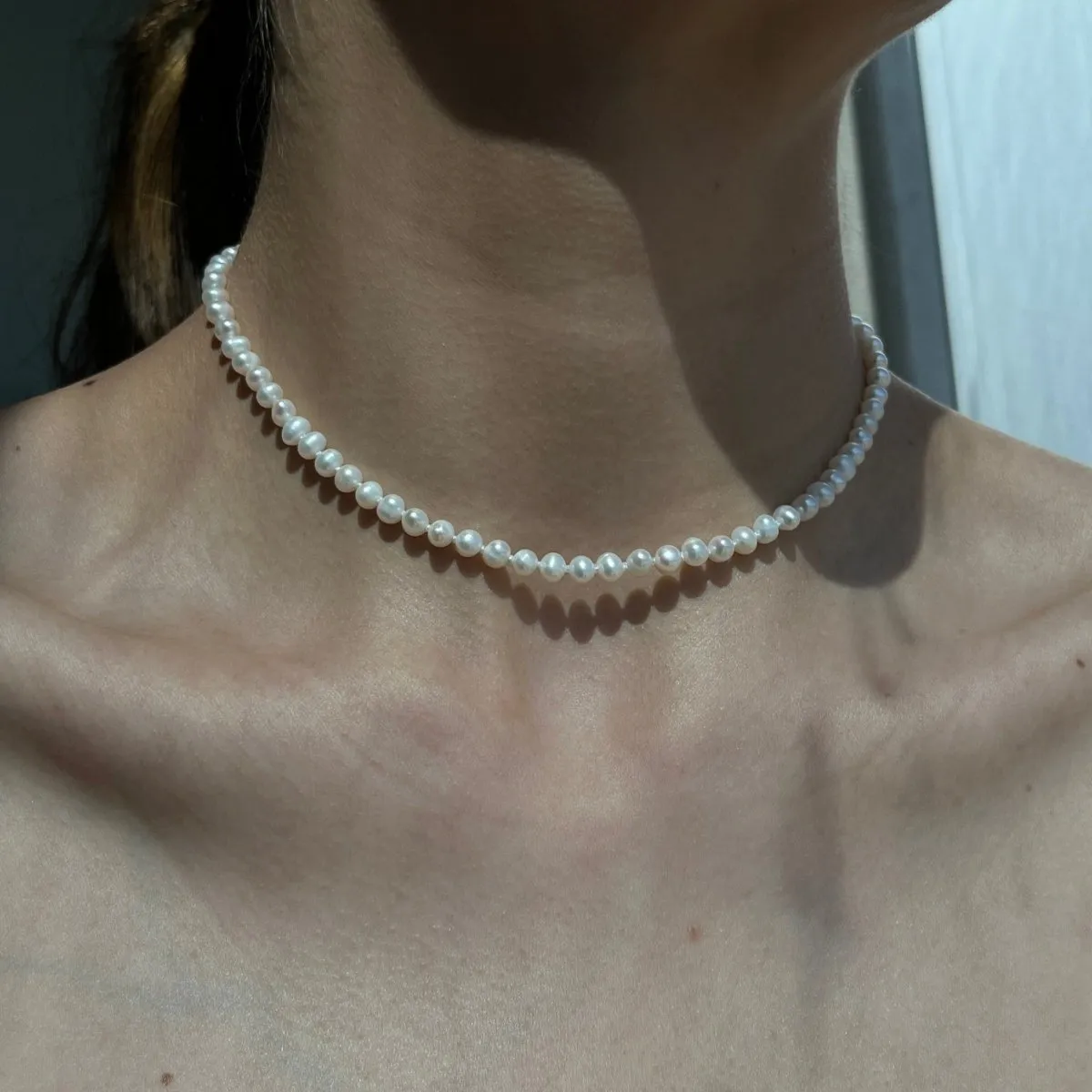 PEARL CHOKER NECKLACE