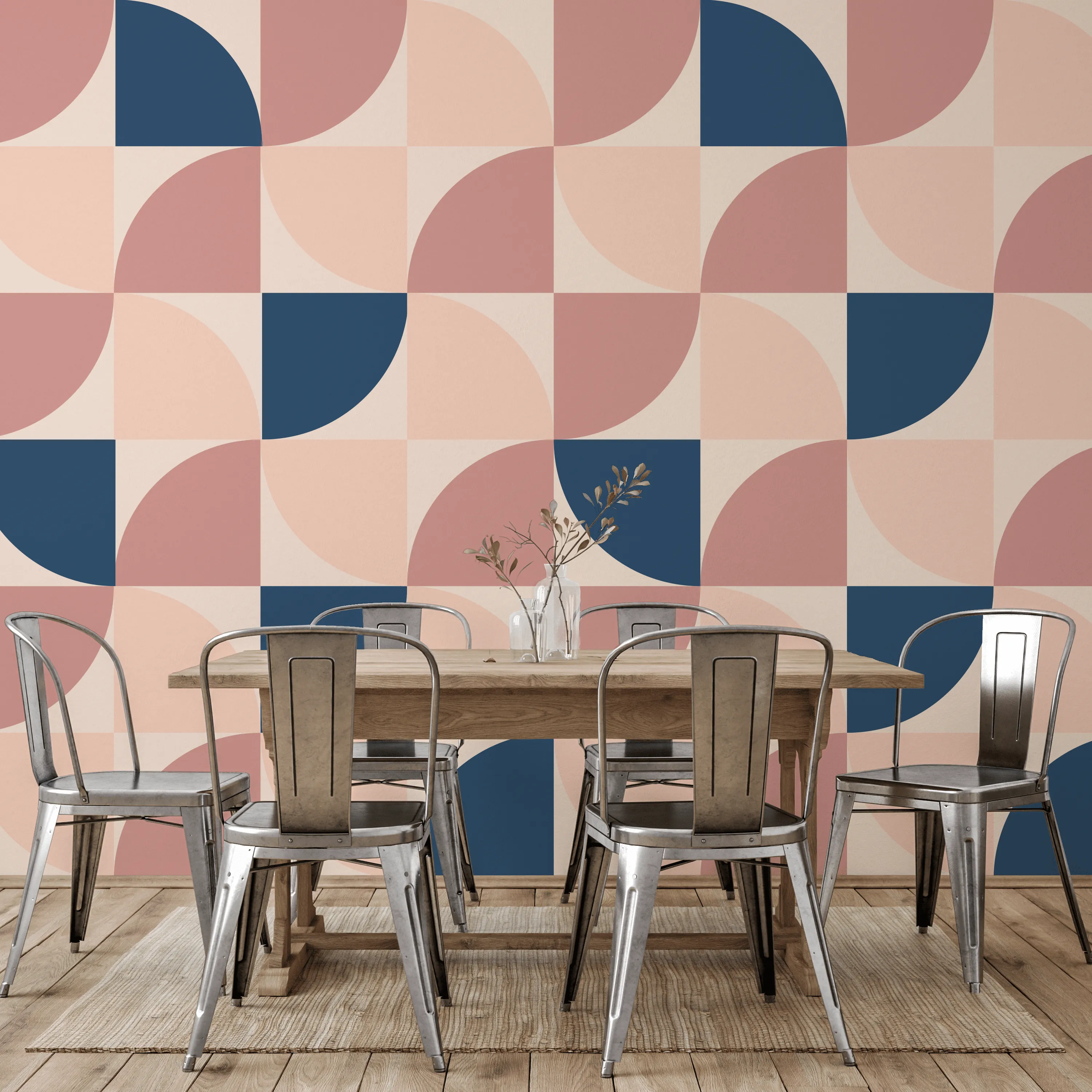 Pinwheel Play Wall Mural