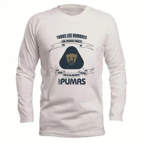 Playera Hombre Pumas El mejor Papá Manga Larga