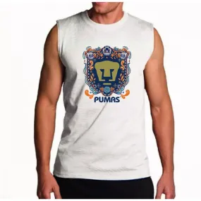 Playera Pumas UNAM Hombre Día de Muertos Celeste OD76666