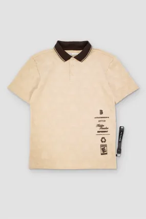 POLO CAMISERO MECHANIC BEIGE