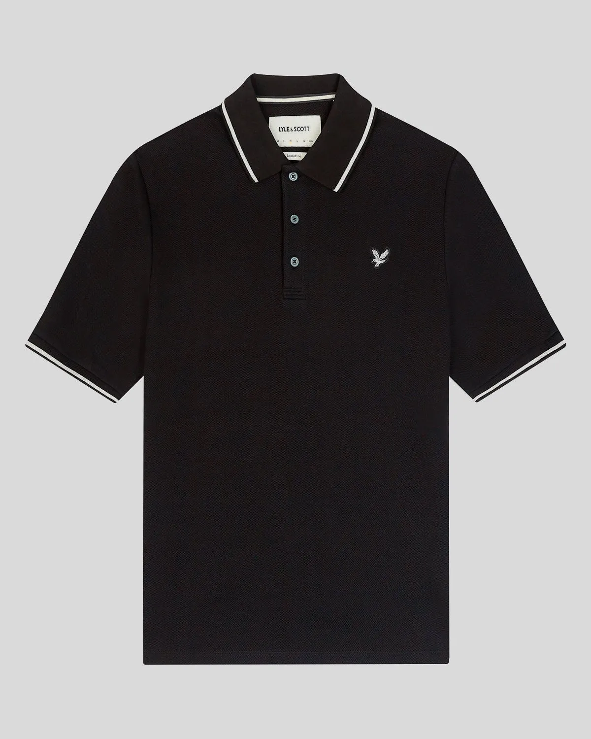 Premium Vintage Flatback Pique Tipped Polo Shirt