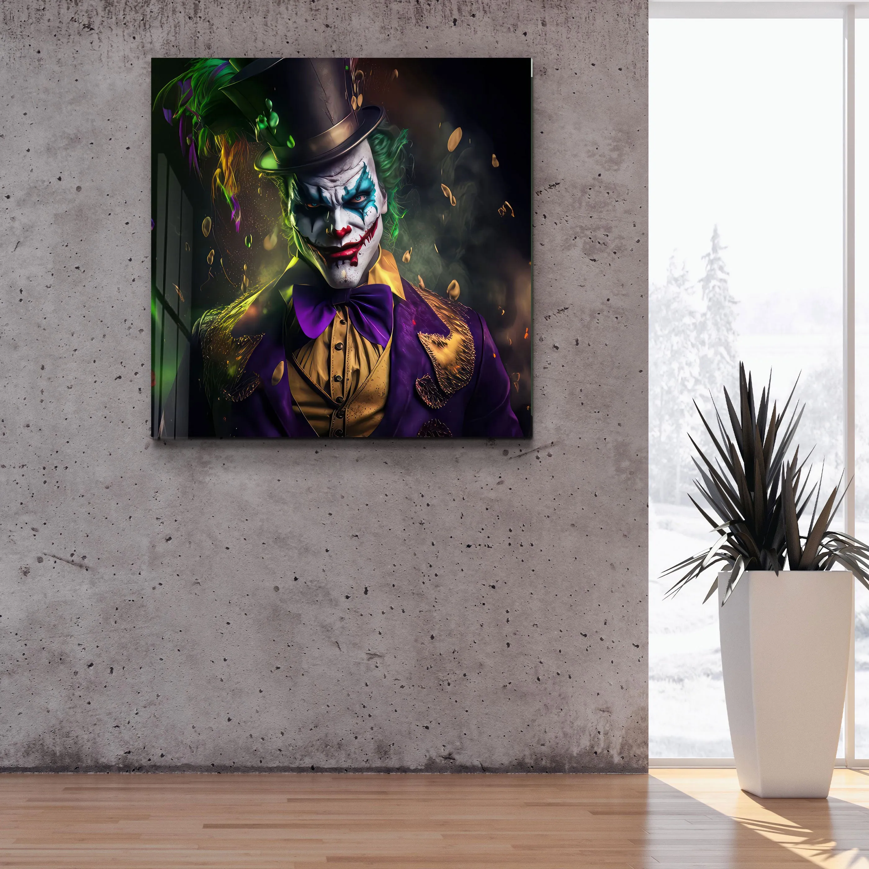 ."Boss of the Circus". Secret World Collection Glass Wall Art