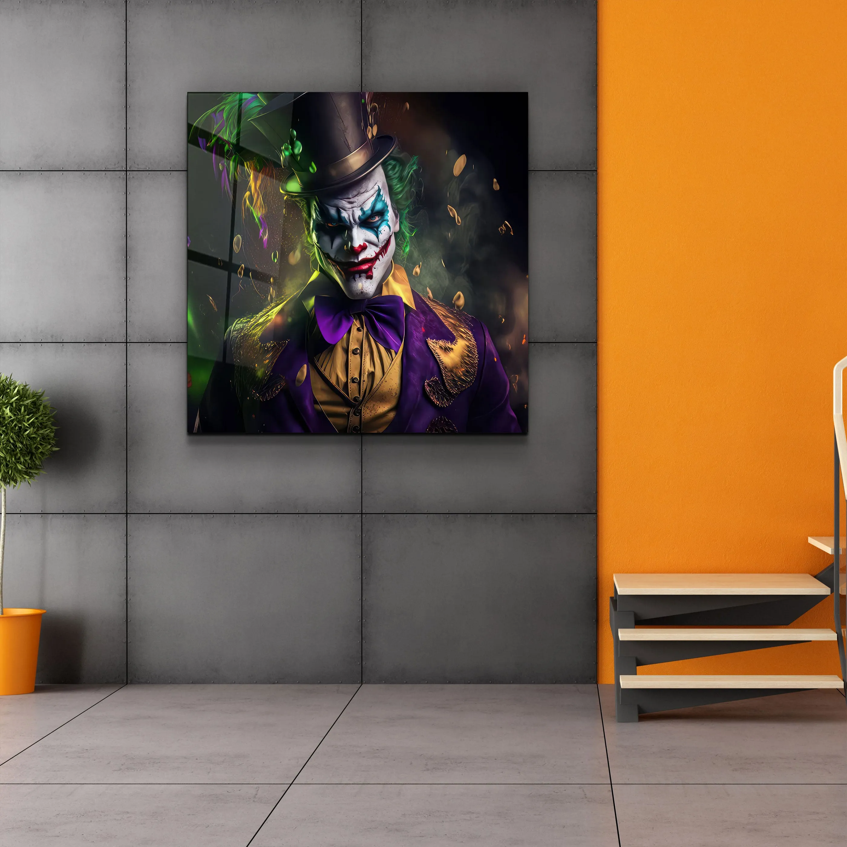 ."Boss of the Circus". Secret World Collection Glass Wall Art