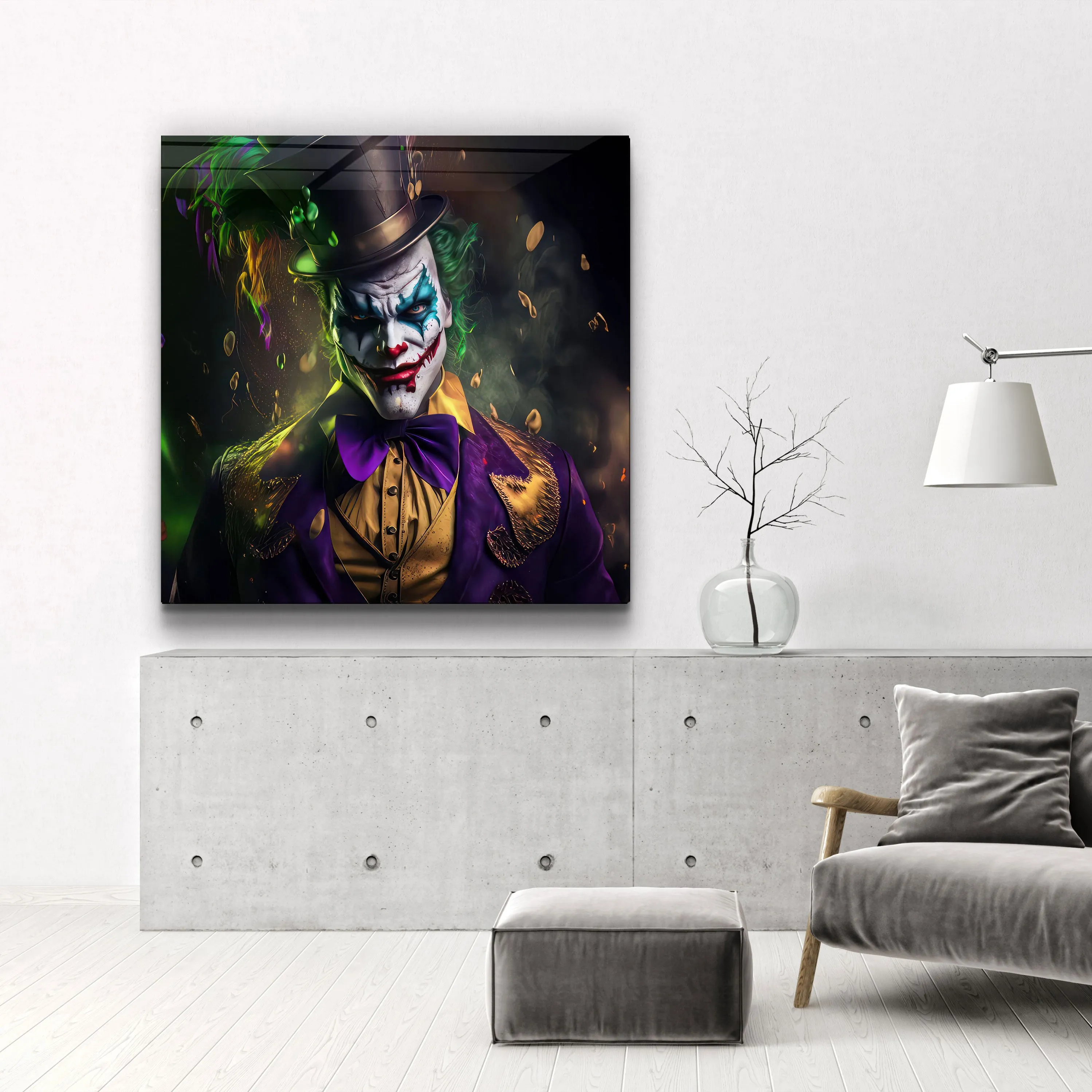 ."Boss of the Circus". Secret World Collection Glass Wall Art