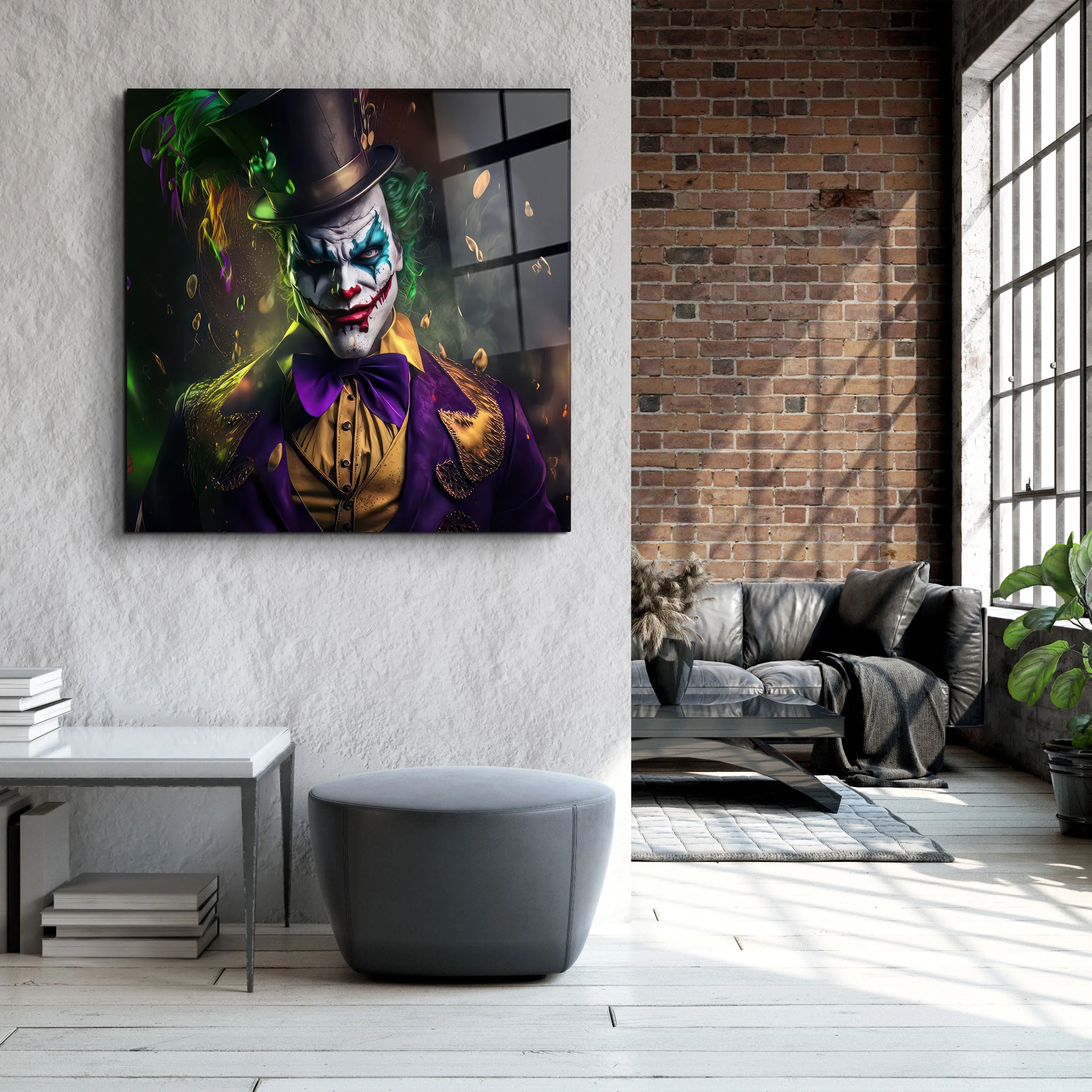 ."Boss of the Circus". Secret World Collection Glass Wall Art