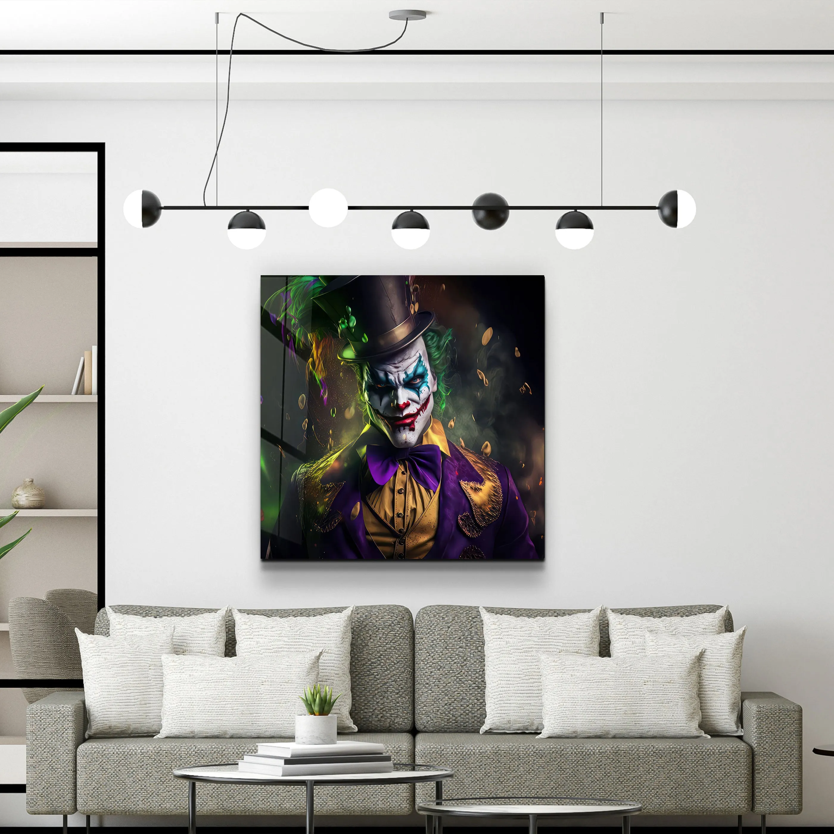 ."Boss of the Circus". Secret World Collection Glass Wall Art