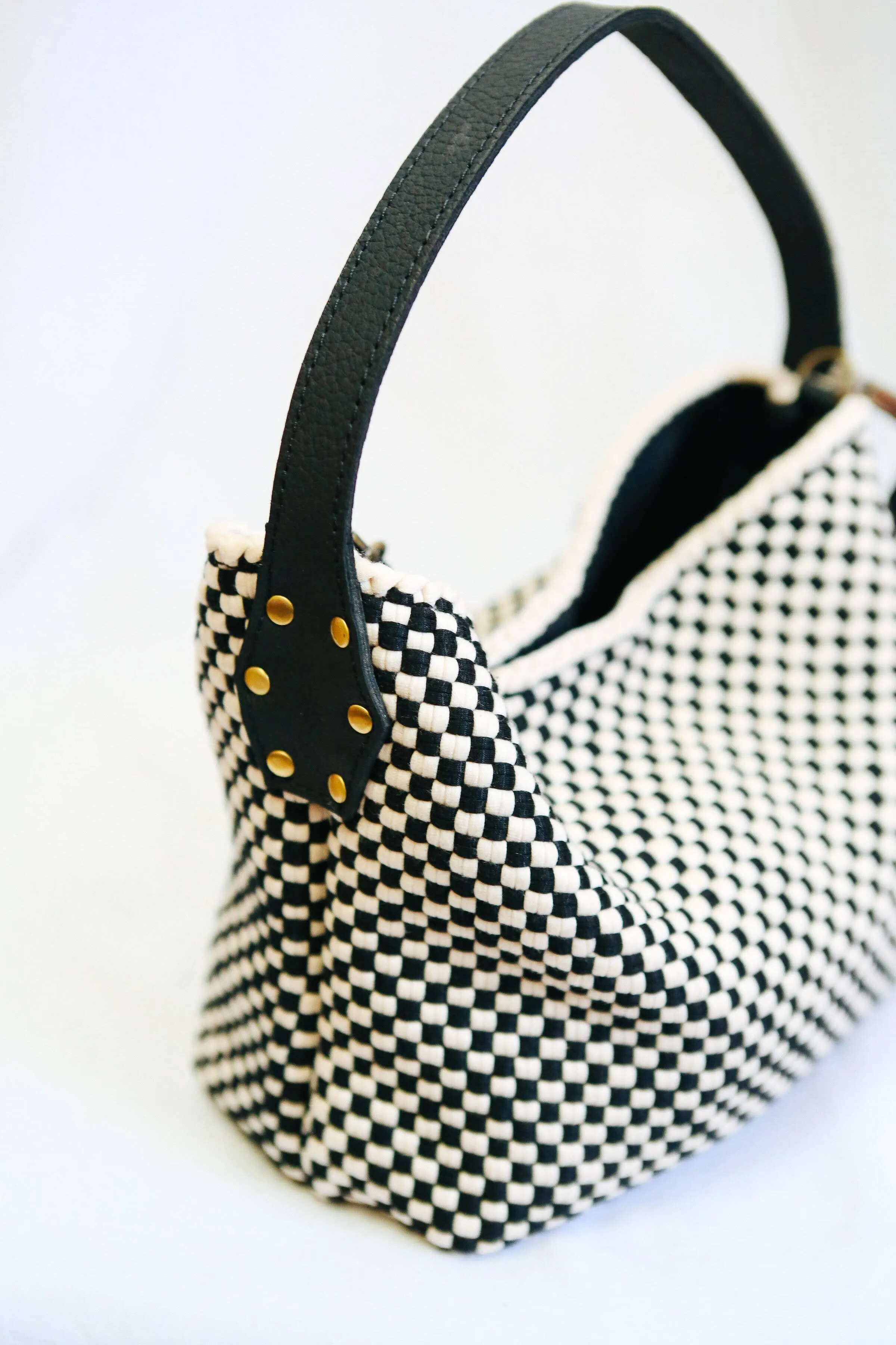 [Ready Today] Buslo Mini Checkerboard Black & Beige