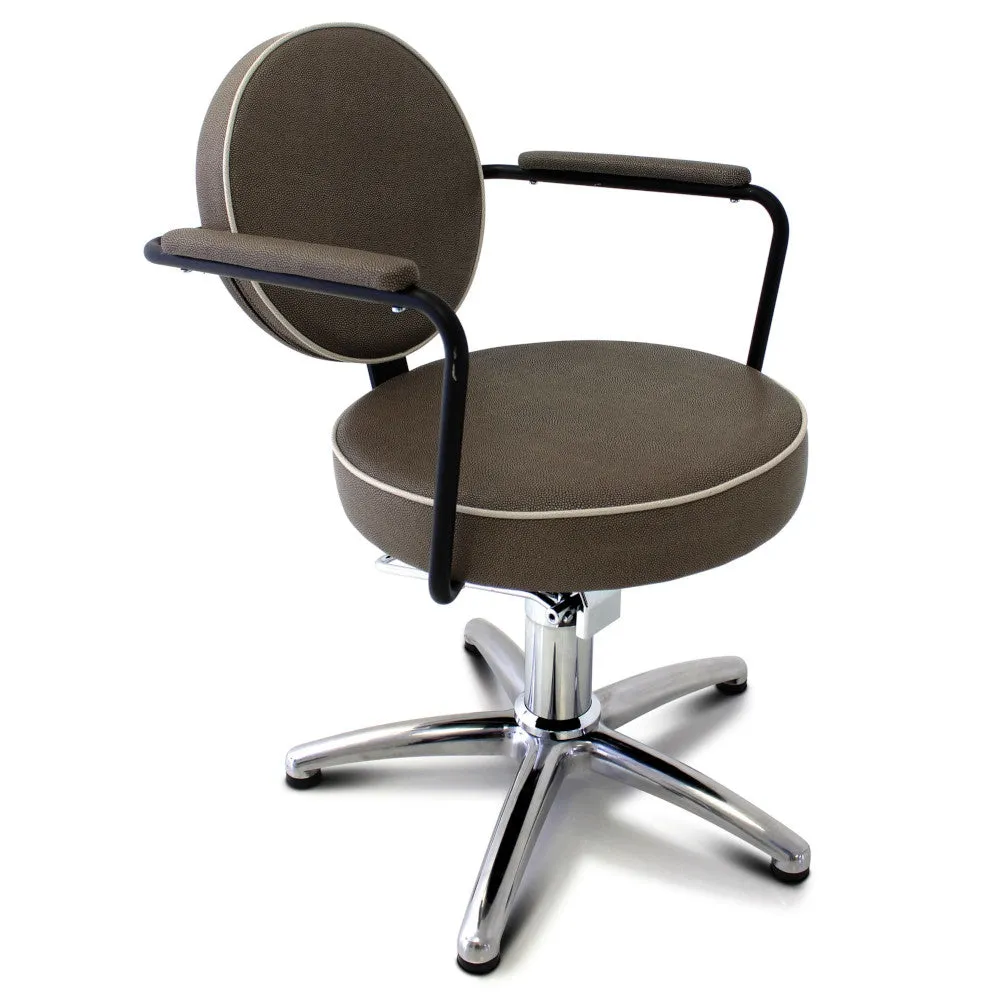 REM | Calypso Nero | Hydraulic Styling Chair | Black