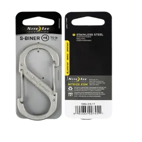 S-BINER DUAL CARABINER #4 ACERO MARCA NITE IZE