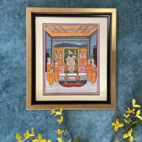 Shrinathji Pichwai Painting - Handpainted Wall Decor