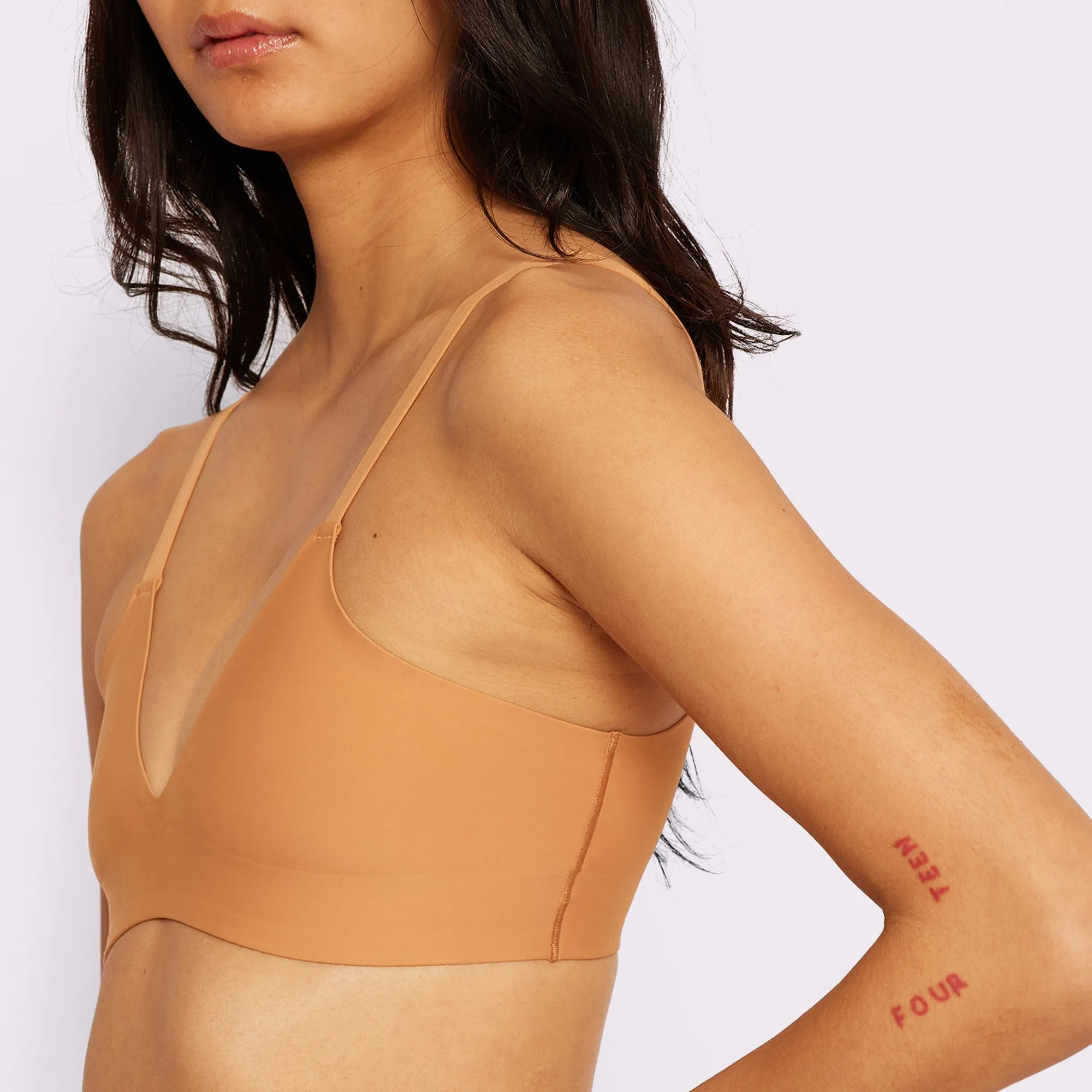 Smooth Lift Triangle Bralette | Seamless Universal | Archive (Toast)