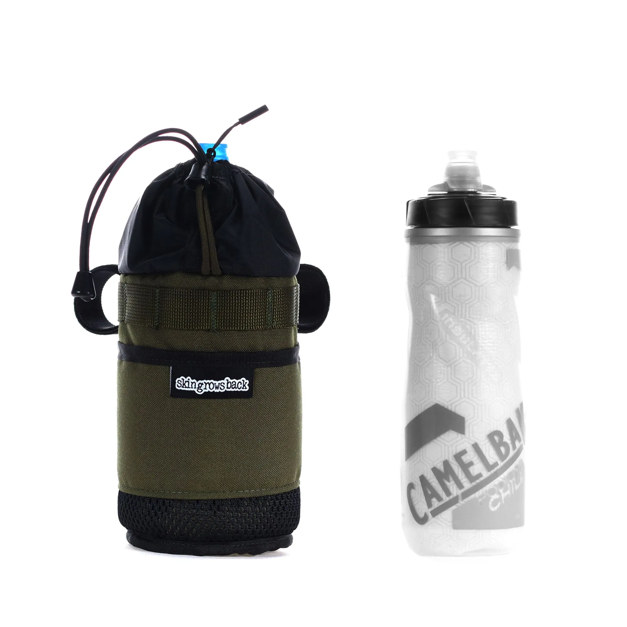 Snack Stack Stem Feed Bag Olive