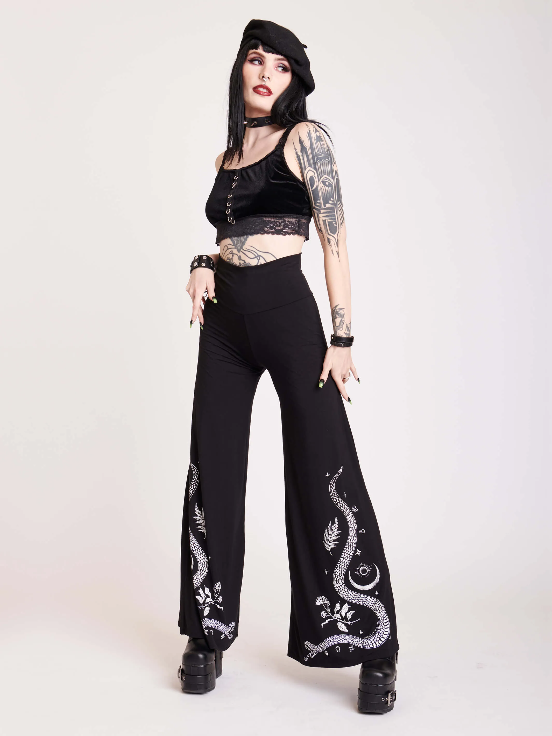 Snake Palazzo Pants