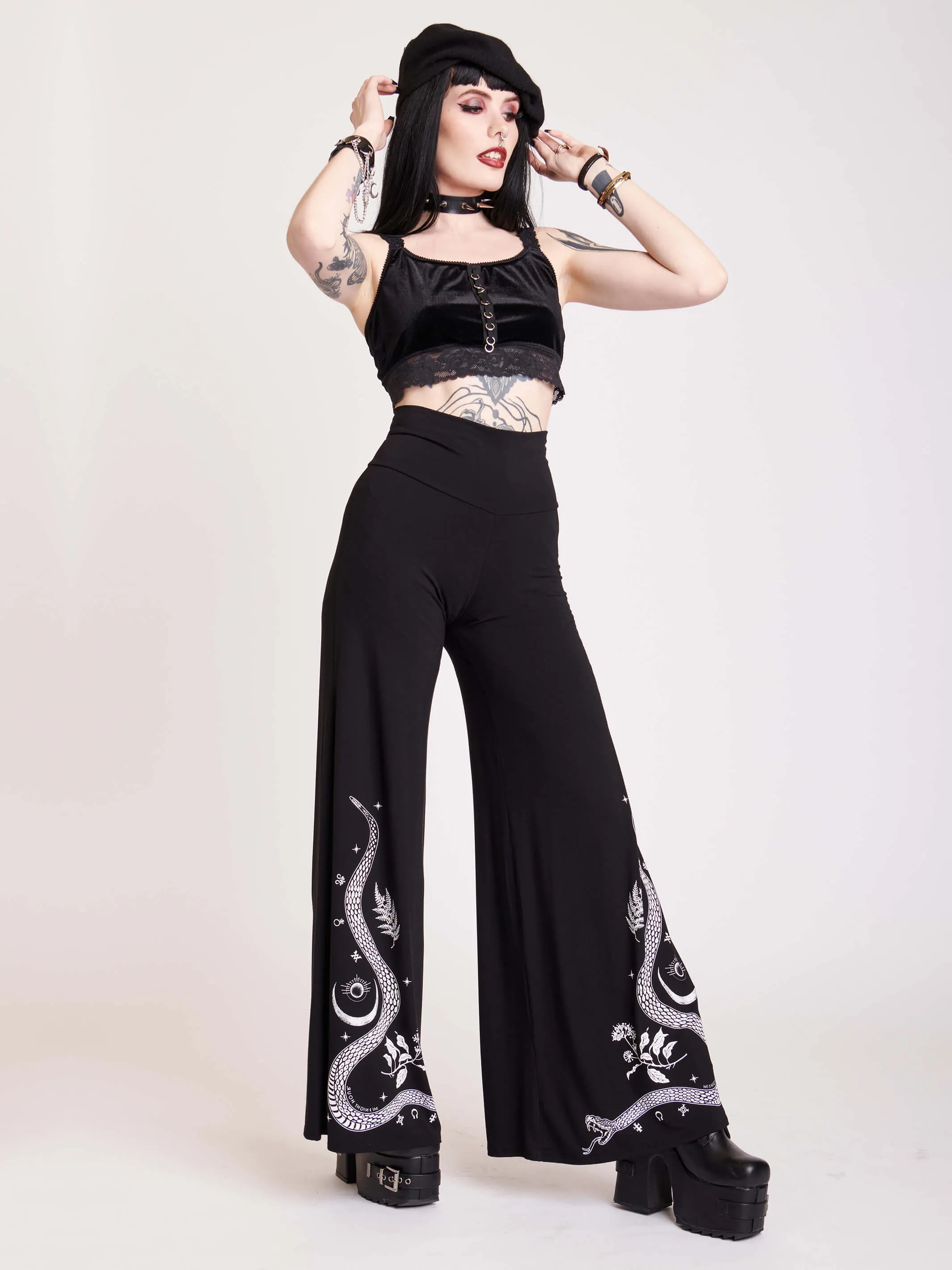 Snake Palazzo Pants