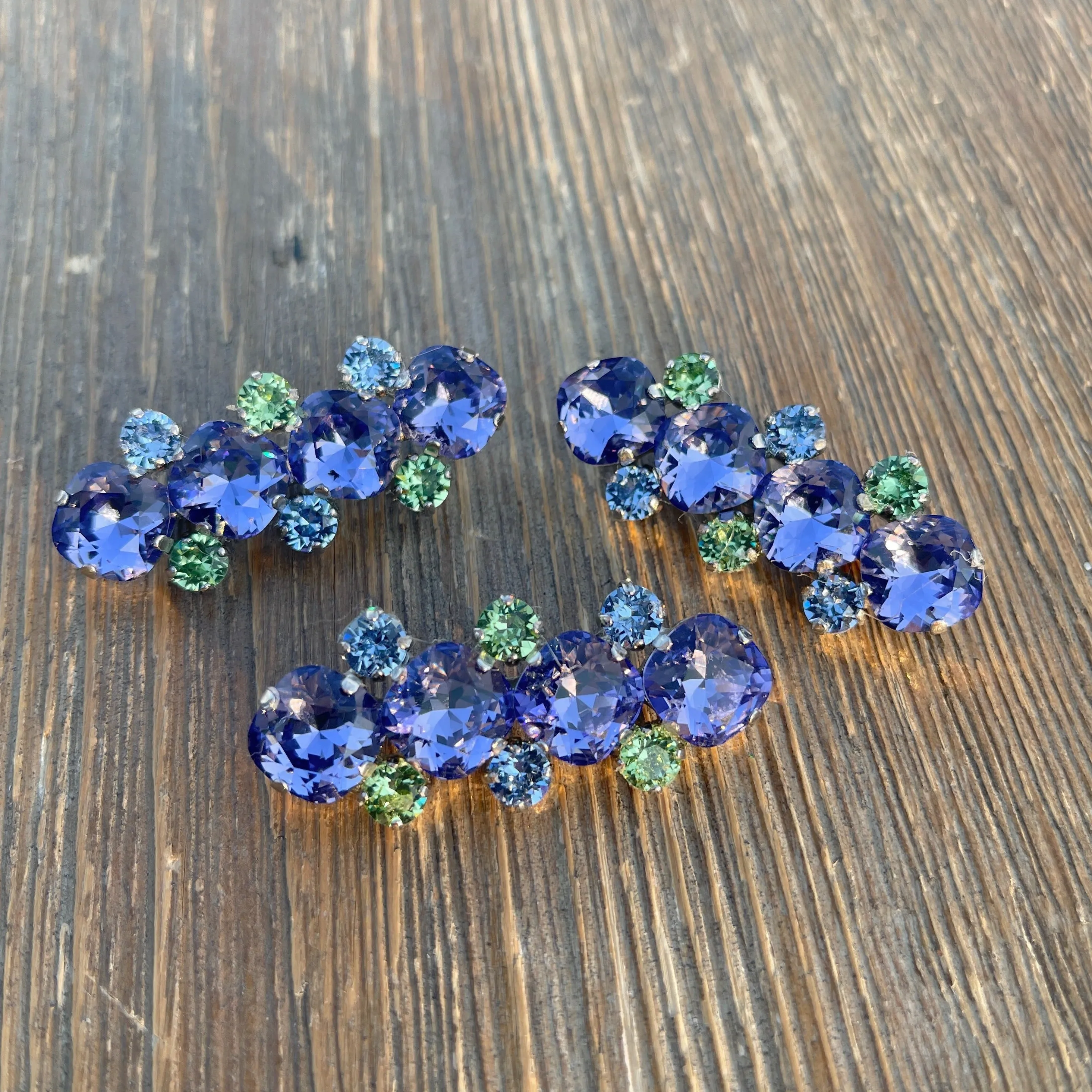 Stella Crystal Stock Pin - Tanzanite & Peridot