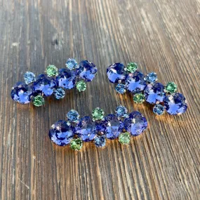 Stella Crystal Stock Pin - Tanzanite & Peridot