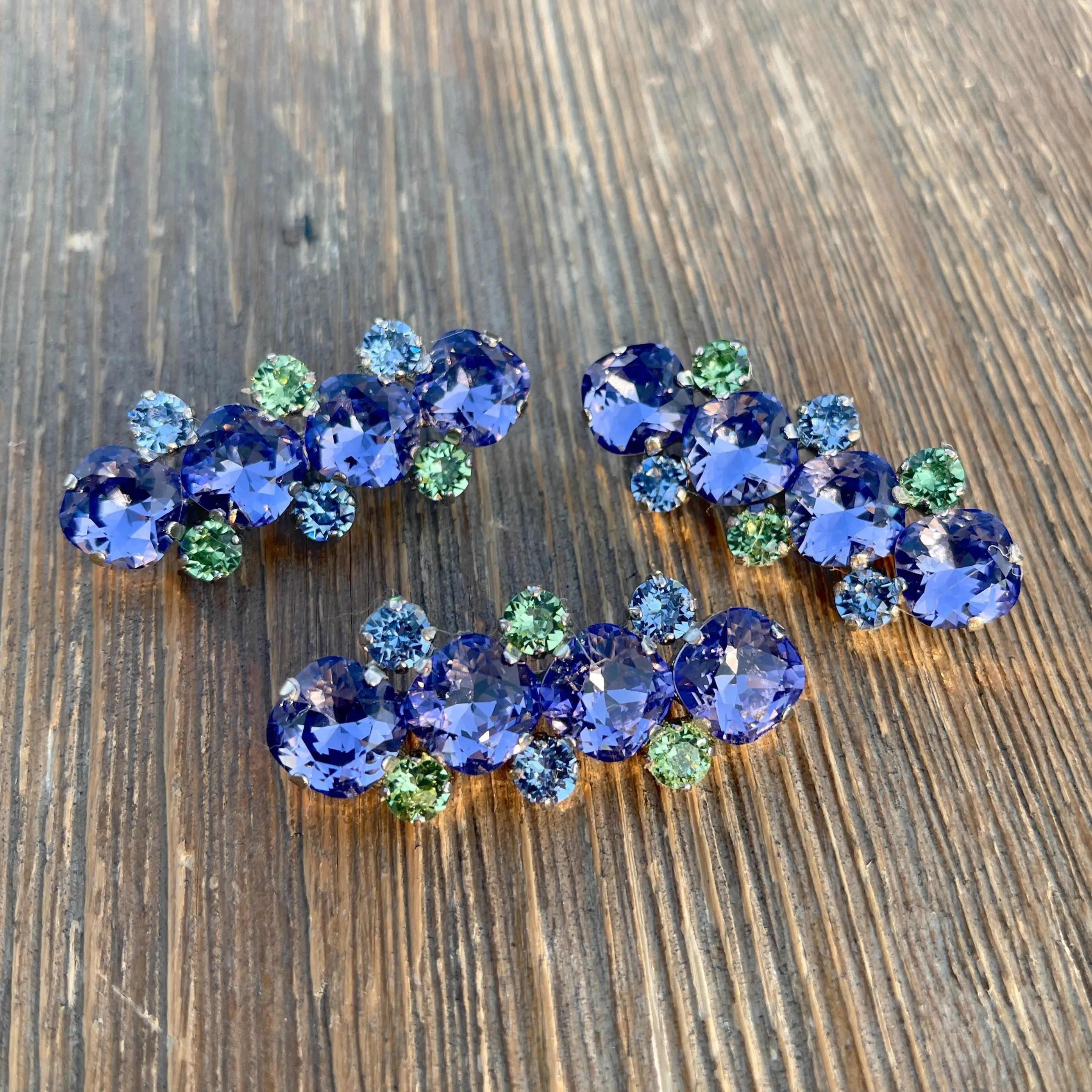 Stella Crystal Stock Pin - Tanzanite & Peridot