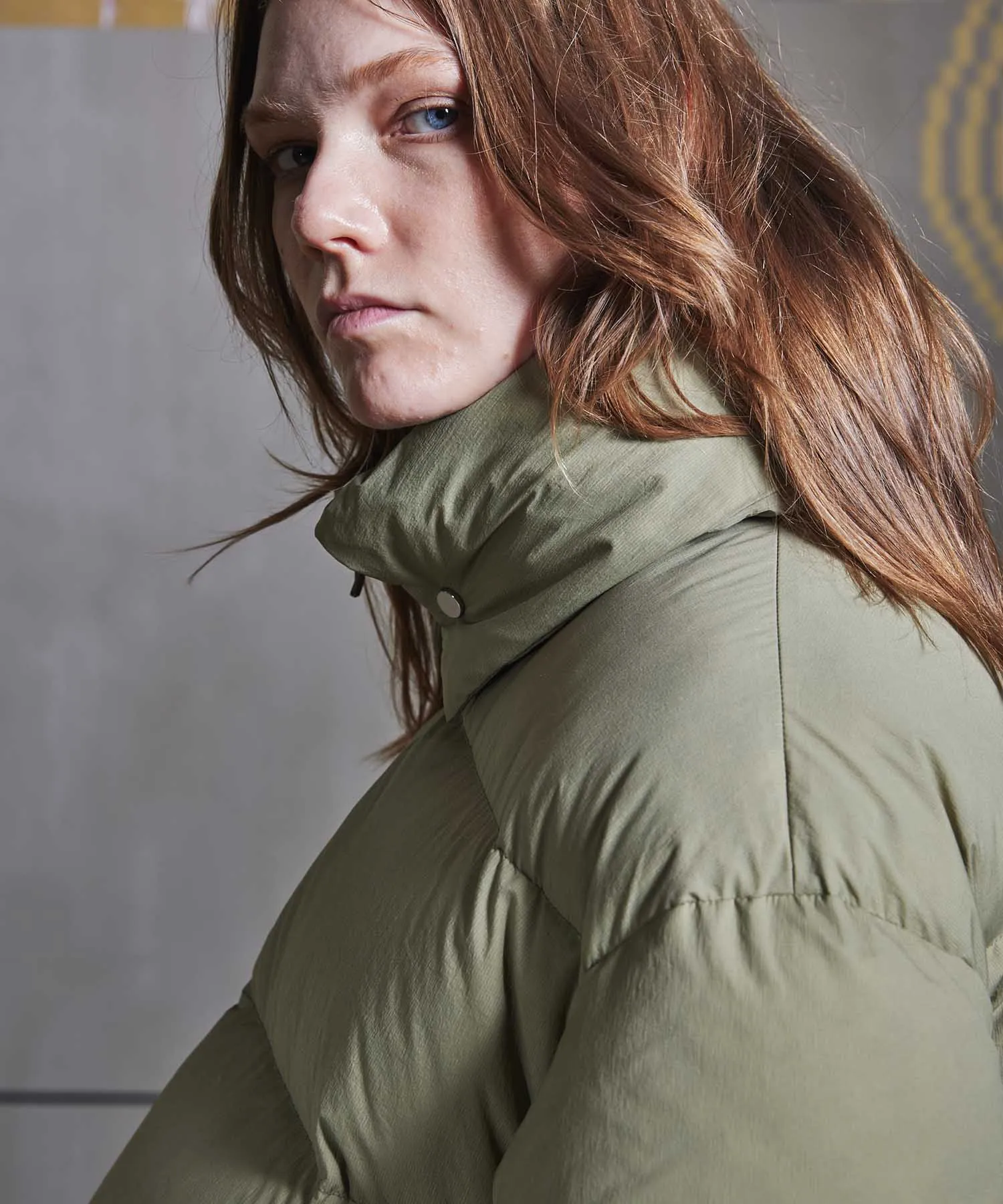 Stretch Nylon Prime-Over Down Jacket