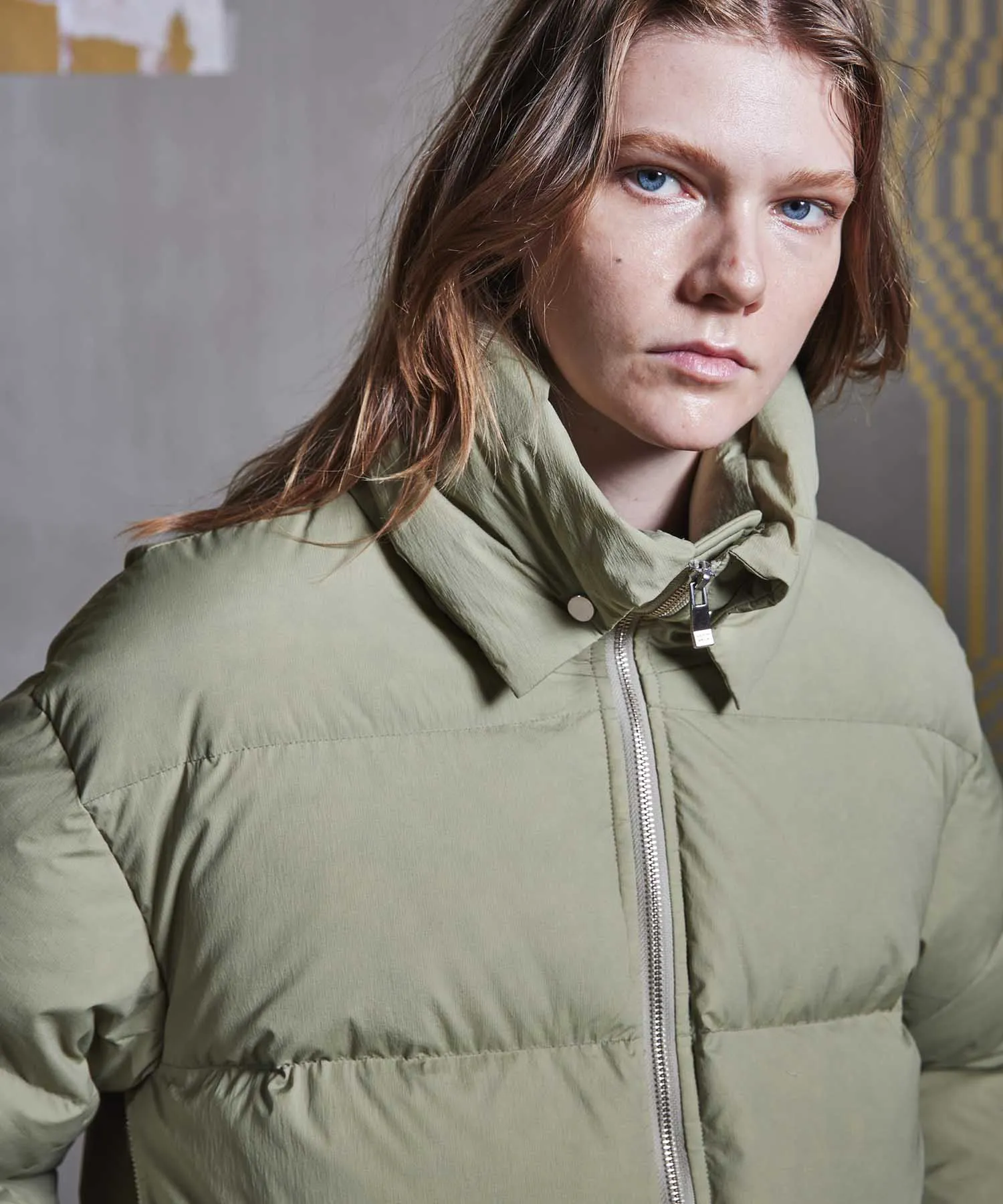 Stretch Nylon Prime-Over Down Jacket