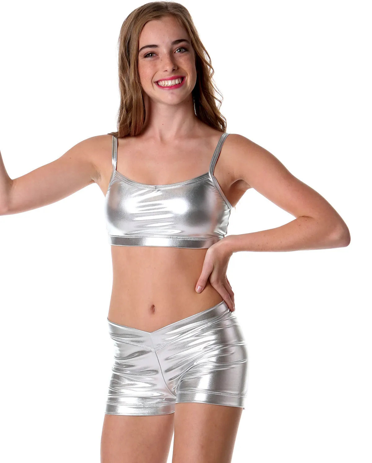 Studio 7 Camisole Crop Top  Metallic Chct02/ Adct02