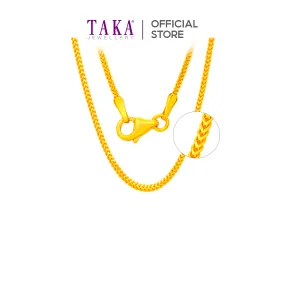 TAKA Jewellery 916 Gold Chain Foxtail