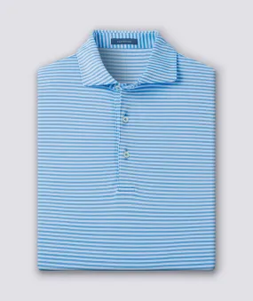 Tanner Stripe Performance Polo