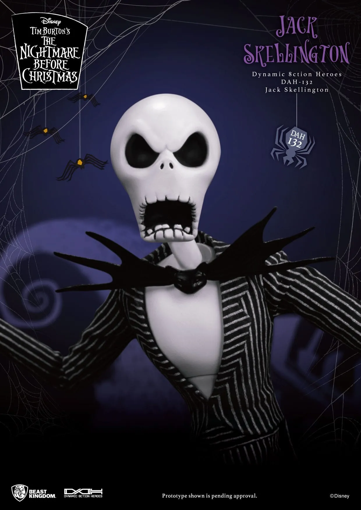 The Nightmare Before Christmas: Jack Skellington: Dynamic 8ction Figure: 21cm