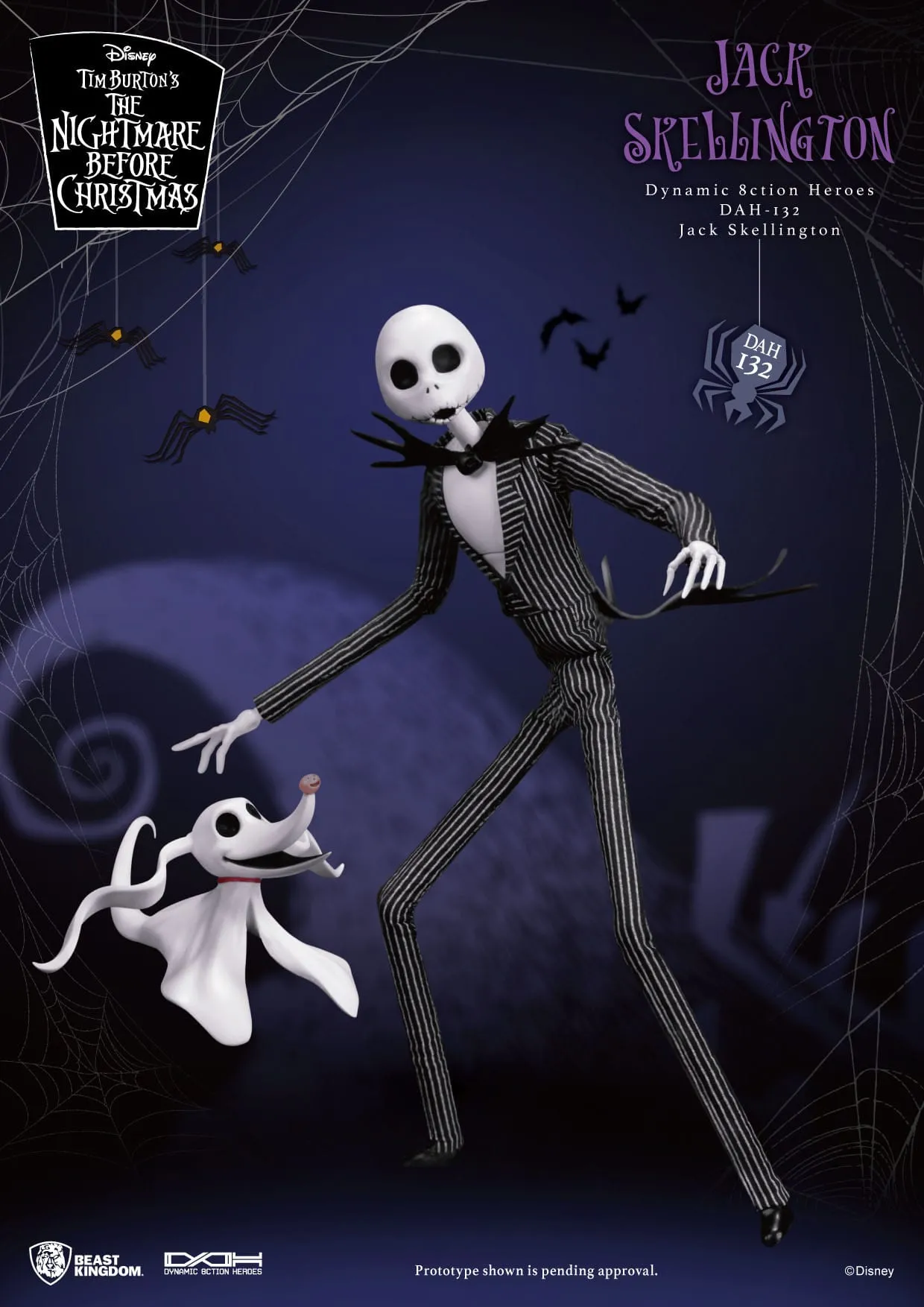 The Nightmare Before Christmas: Jack Skellington: Dynamic 8ction Figure: 21cm