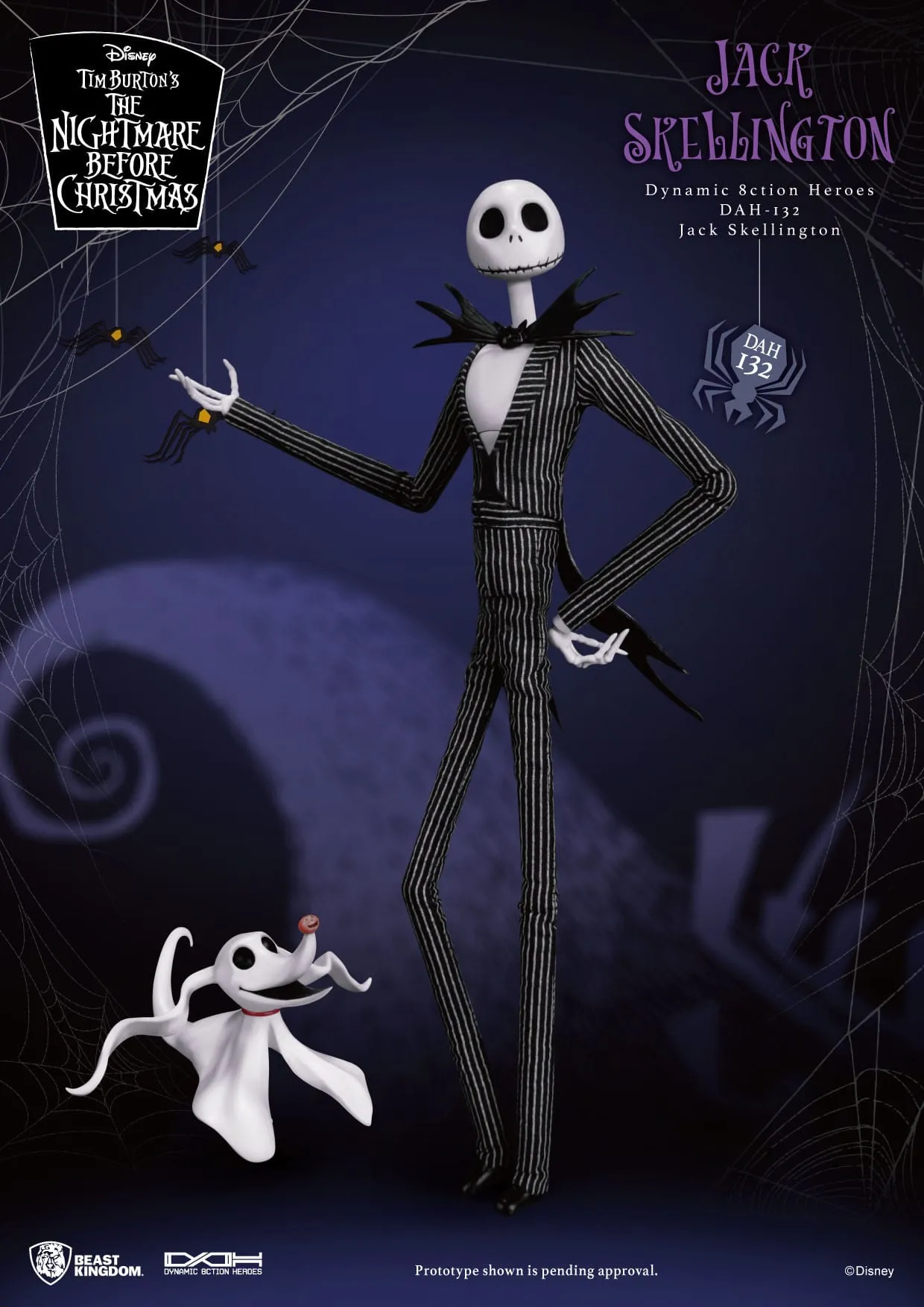 The Nightmare Before Christmas: Jack Skellington: Dynamic 8ction Figure: 21cm