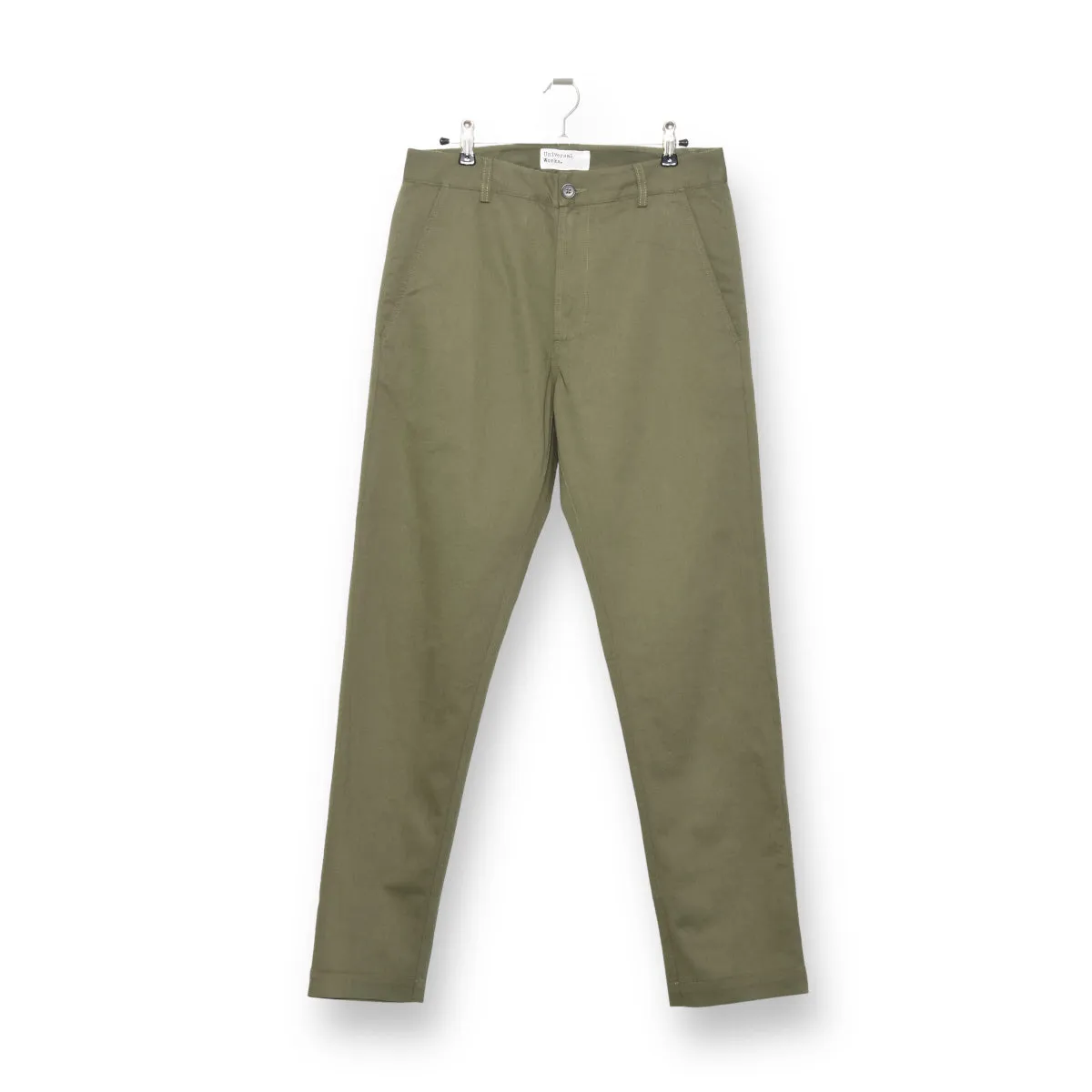 Universal Works Aston Pant twill light olive 00130