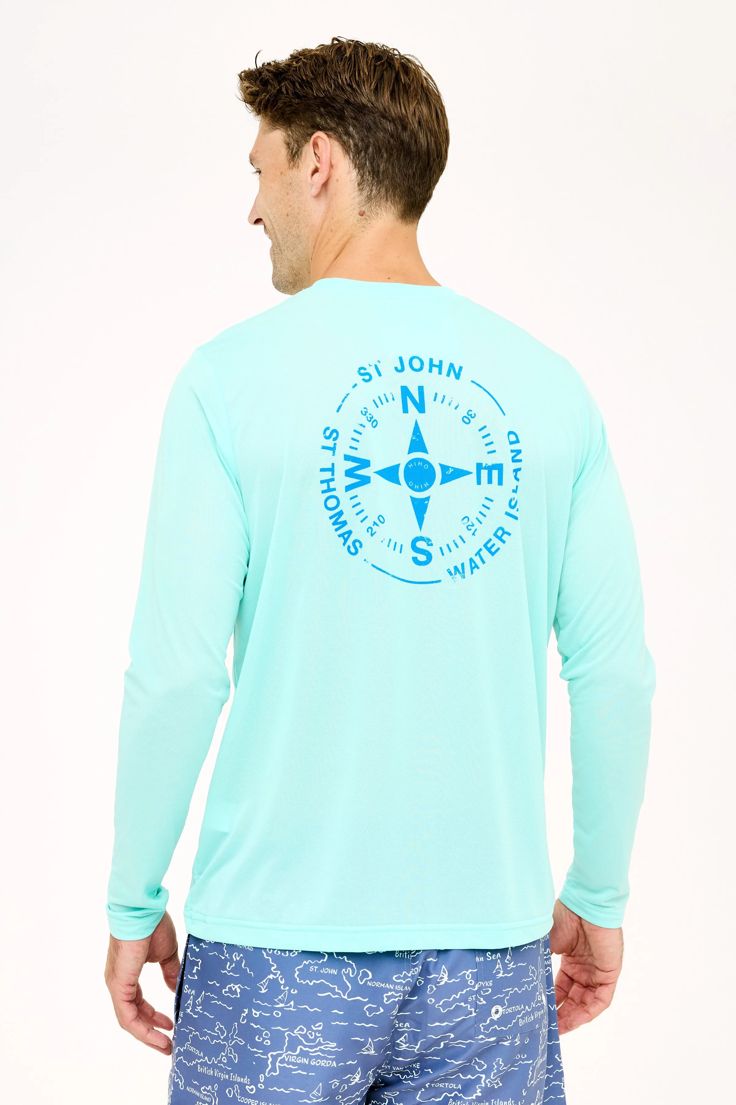 VI Compass UPF50 Shirt - Sea Green