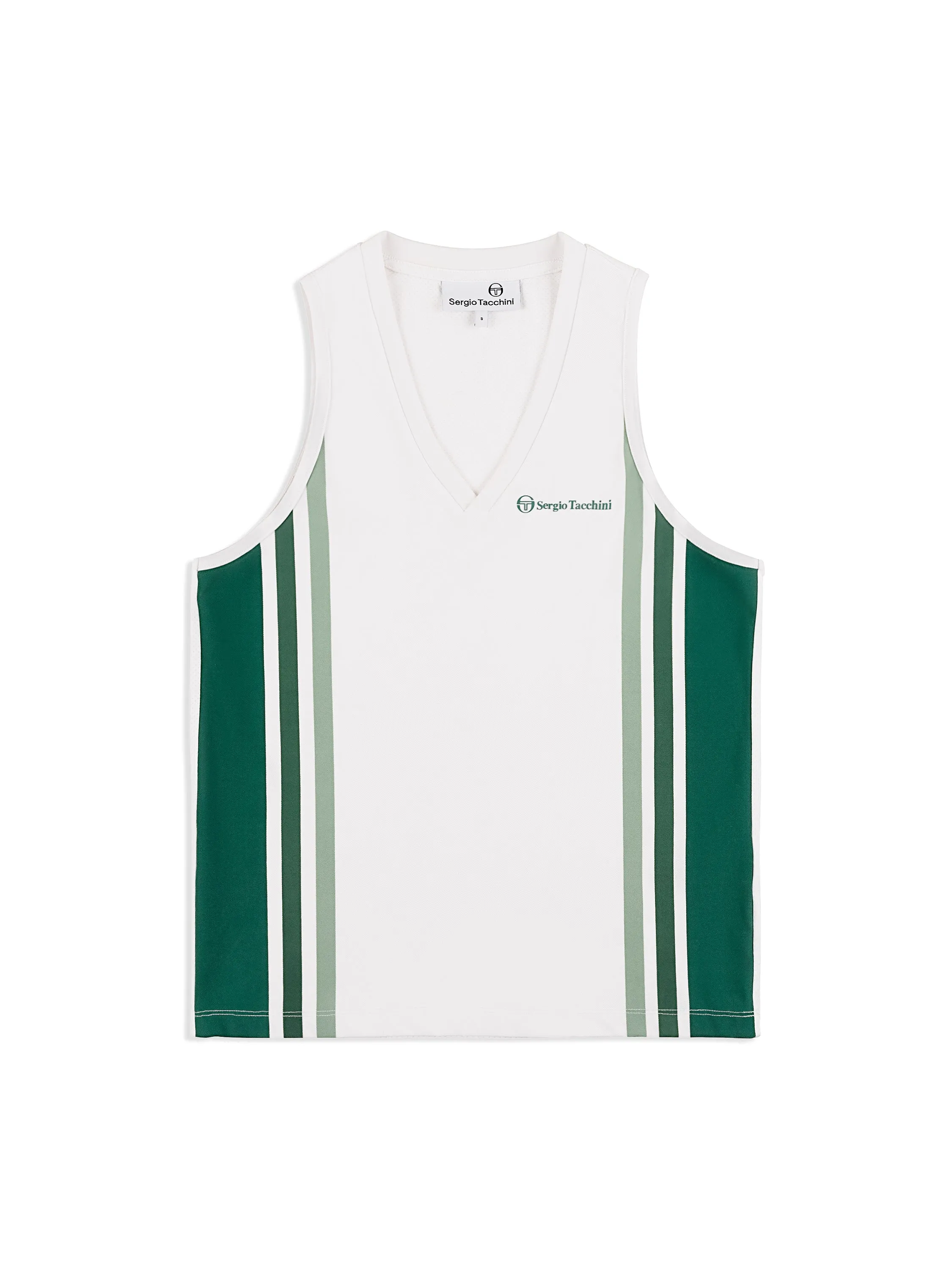 Women's Monza Tennis Tank- Brilliant White