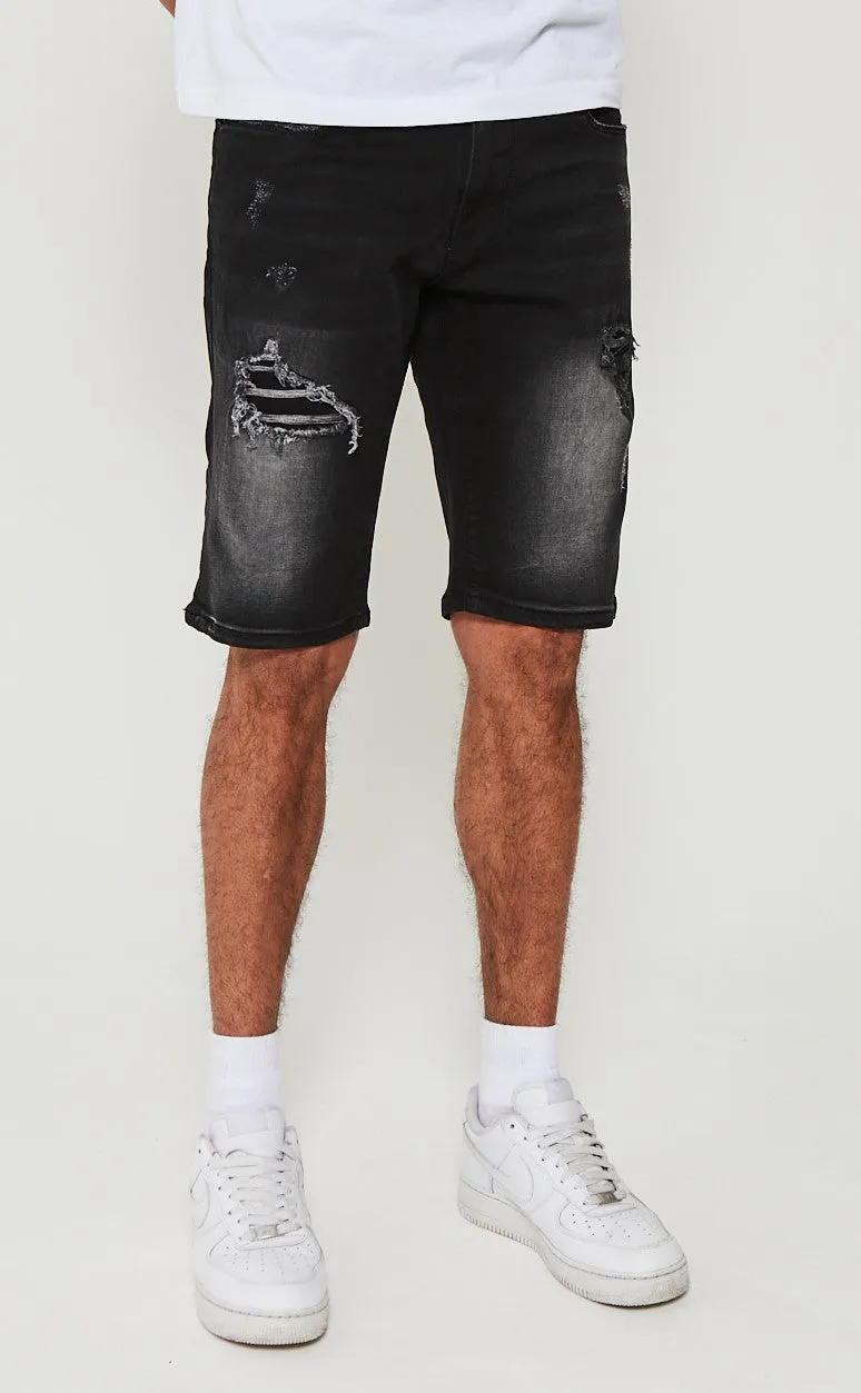 Woodstock Denim Short - Black