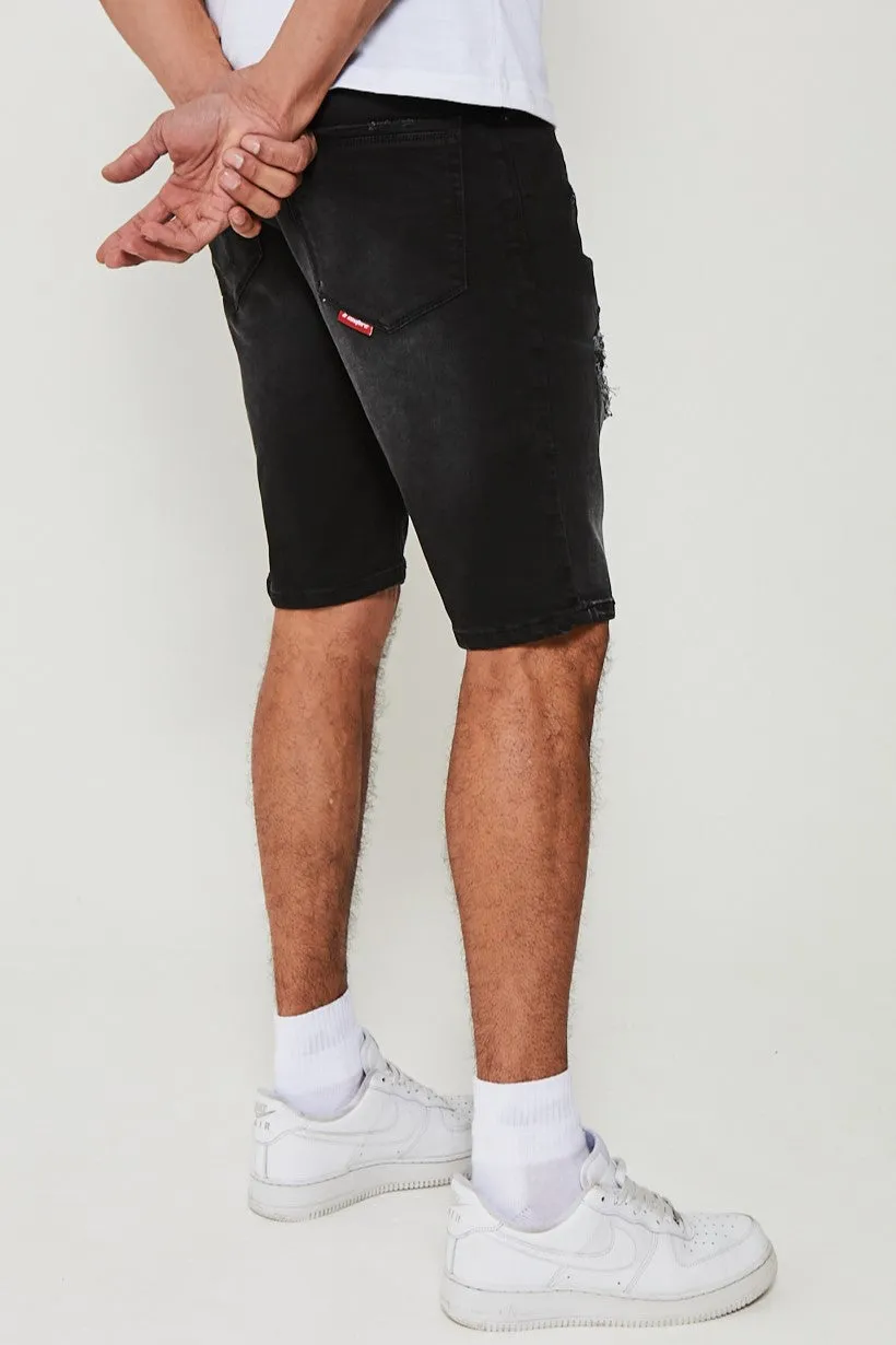 Woodstock Denim Short - Black