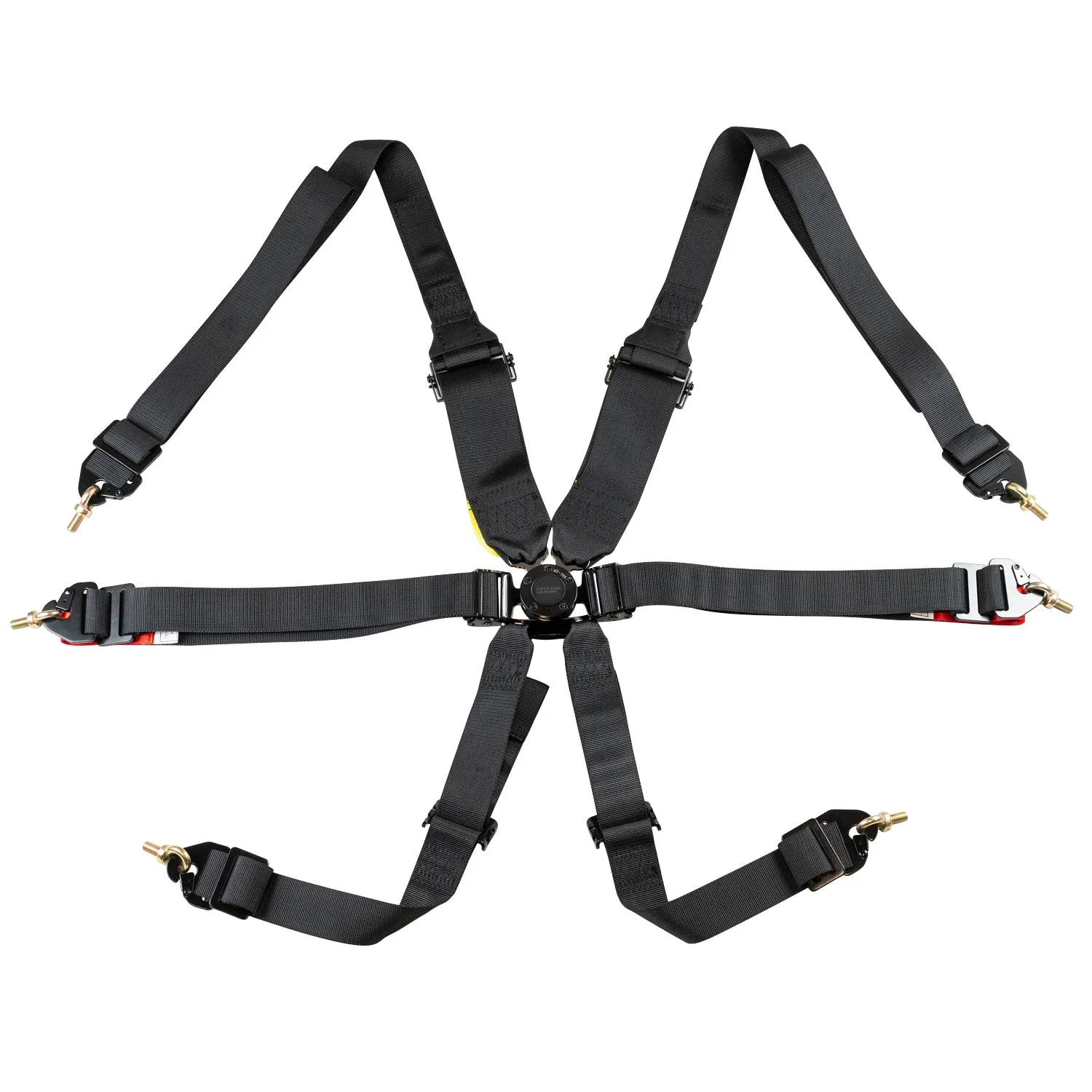 Zamp 6 Point Racing Harness  3"/2" Pull-Down/Pull-Out FIA 8853-2016